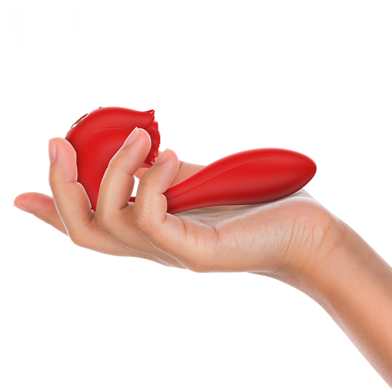 MIA - SELENA STIMULATOR VIBRATING + TAPPING RED - slika 2