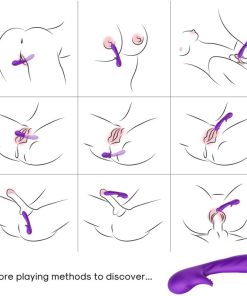 Alternative view of ARMONY - ROMANCE VIBRATOR WITH STIMULATOR PURPLE
