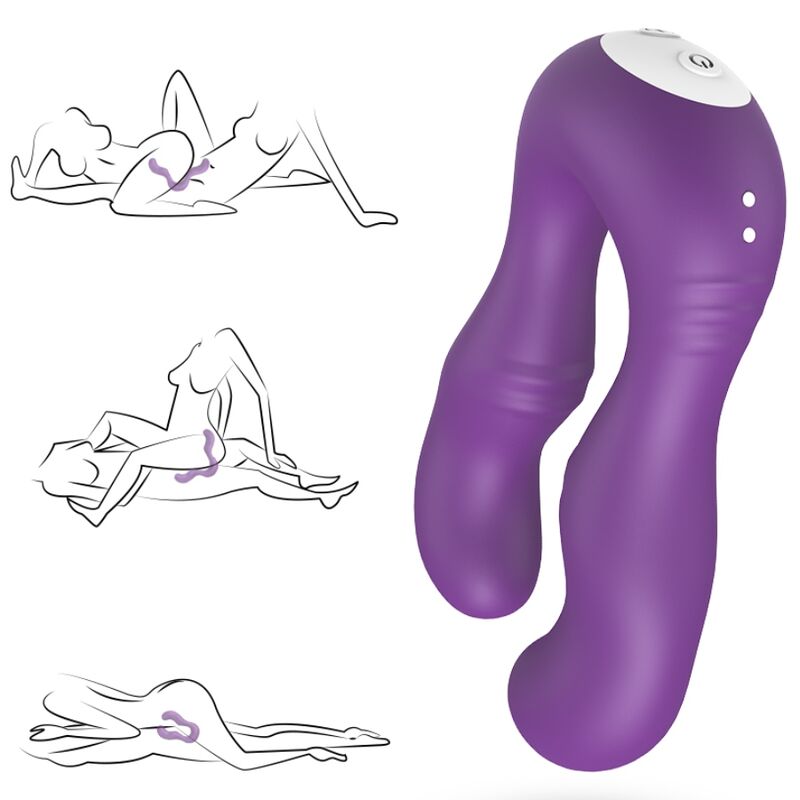 ARMONY - SERAPH VIBRATOR DOUBLE REMOTE CONTROL PURPLE - slika 2