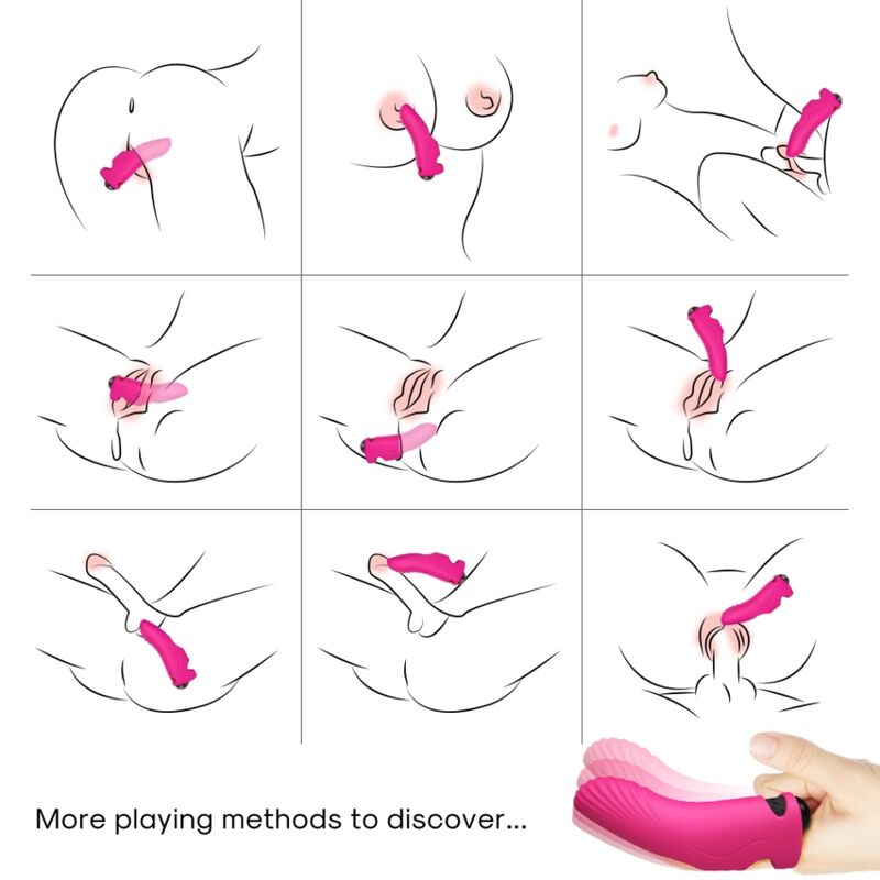 ARMONY - AURORA VIBRATOR FINGER FUCHSIA - slika 2