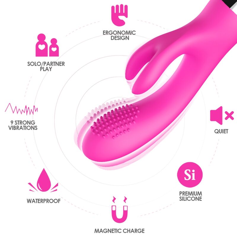 ARMONY - VIBRATOR RABBIT FUCHSIA - slika 3