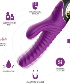 ARMONY - ETERNITY VIBRATOR SILICONE PURPLE - slika 3