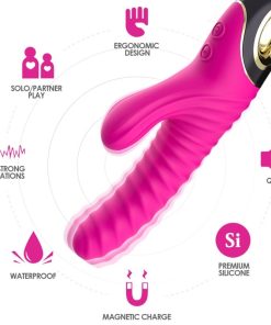 ARMONY - ETERNITY VIBRATOR SILICONE FUCHSIA - slika 3