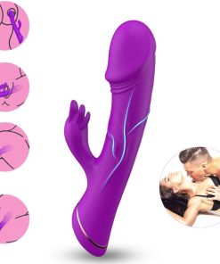 ARMONY - DILDO VIBRATOR RABBIT SILICONE PURPLE - slika 2