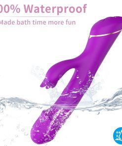 ARMONY - DILDO VIBRATOR RABBIT SILICONE PURPLE - slika 3