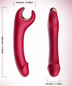 ARMONY - PRINCE DILDO VIBRATOR & ROTATOR RED - slika 3