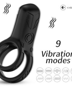 ARMONY - DOUBLE RING VIBRATOR BLACK