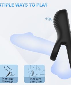 Alternative view of ARMONY - DOUBLE RING VIBRATOR BLACK