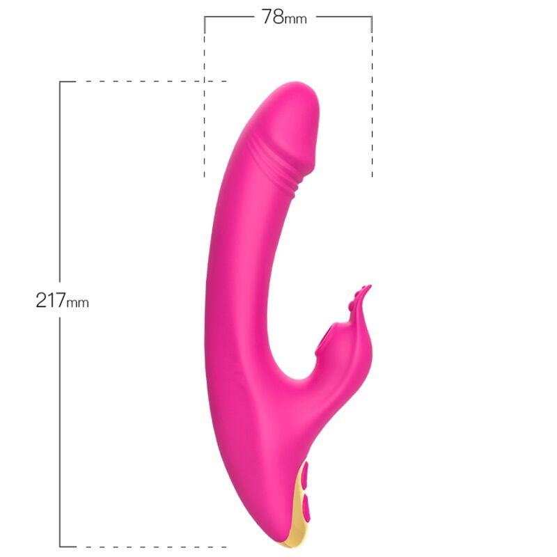 ARMONY - LOVE CLITORIS & G-SPOT SUCTION CUP FUCHSIA - slika 2