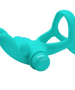 PRETTY LOVE - DANTE GREEN RABBIT VIBRATOR RING - slika 3