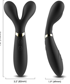 ARMONY - Y-WAND MASSAGER & VIBRATOR DOUBLE HEAD BLACK