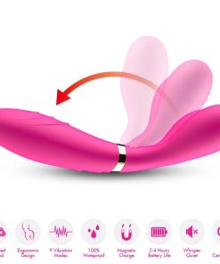 ARMONY - Y-WAND MASSAGER & VIBRATOR DOUBLE HEAD FUCHSIA - slika 3