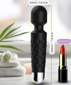 Alternative view of ARMONY - POSTMAN MASSAGER & VIBRATOR SUPER FLEXIBLE HEAD BLACK