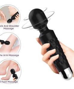 ARMONY - POSTMAN MASSAGER & VIBRATOR SUPER FLEXIBLE HEAD BLACK