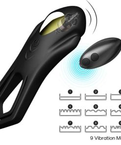 ARMONY - ROADSTER VIBRATOR DOUBLE RING REMOTE CONTROL BLACK