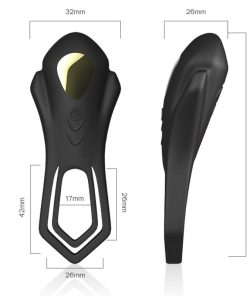ARMONY - ROADSTER VIBRATOR DOUBLE RING REMOTE CONTROL BLACK - slika 3
