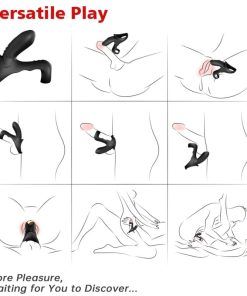 Alternative view of ARMONY - RANGER DOUBLE VIBRATOR RING FOR COUPLES BLACK