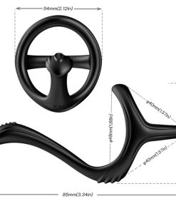 Alternative view of ARMONY - TREASURE DOUBLE ANAL RING BLACK