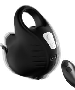 ARMONY - CUPPING VIBRATOR RING REMOTE CONTROL BLACK