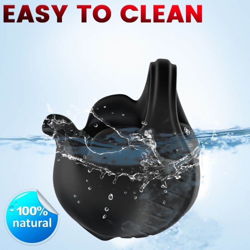 ARMONY - CUPPING VIBRATOR RING BLACK - slika 2