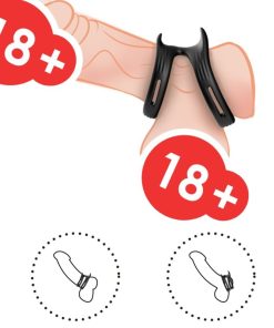 ARMONY - DUALRING DOUBLE ELASTIC RING BLACK - slika 3
