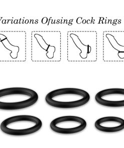 ARMONY - RINGS SILICONE BLACK - slika 3