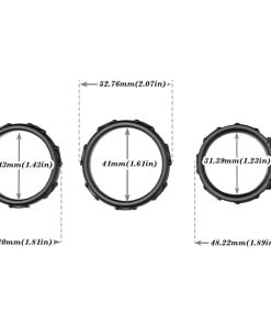 Alternative view of ARMONY - RINGS CALAVERA SILICONE BLACK