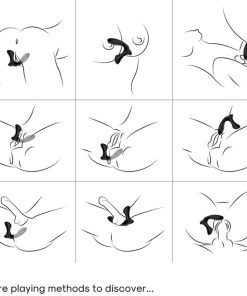 ARMONY - STORM VIBRATOR ANAL PROSTATE & PLUG REMOTE CONTROL BLACK - slika 3