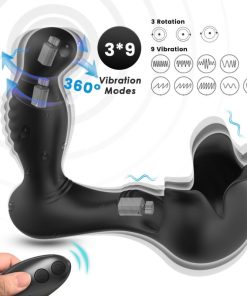 ARMONY - SURROUND VIBRATOR ANAL & STIMULATOR TESTICULOS REMOTE CONTROL BLACK