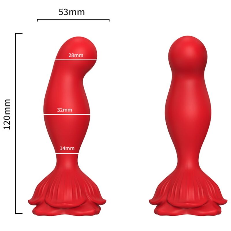 ARMONY - PINK VIBRATOR & ANAL PLUG REMOTE CONTROL RED - slika 2