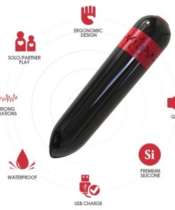 ARMONY - ROCKET VIBRATOR BULLET BLACK - slika 2