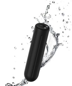 Alternative view of ARMONY - WARHEAD VIBRATOR BULLET REMOTE CONTROL BLACK 2 CM X 8.8 CM