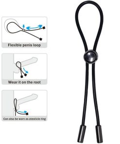 PRETTY LOVE - CORD PENIS RING AND TESTICLES - slika 3