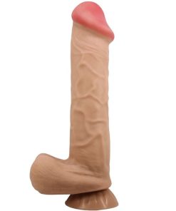 PRETTY LOVE - SLIDING SKIN SERIES REALISTIC DILDO WITH SLIDING SKIN SUCTION CUP FLESH 26 CM - slika 3
