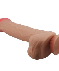 Alternative view of PRETTY LOVE - SLIDING SKIN SERIES REALISTIC DILDO WITH SLIDING SKIN SUCTION CUP FLESH 26 CM