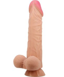 Alternative view of PRETTY LOVE - SLIDING SKIN SERIES REALISTIC DILDO WITH SLIDING SKIN SUCTION CUP 24 CM