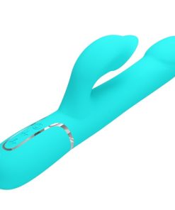 PRETTY LOVE - RABBIT VIBRATOR PEARLS AQUA GREEN - slika 3