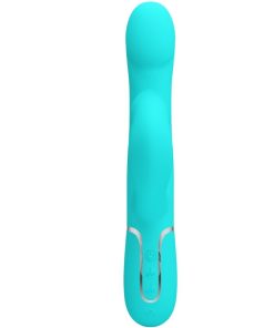 PRETTY LOVE - RABBIT VIBRATOR PEARLS AQUA GREEN - slika 2