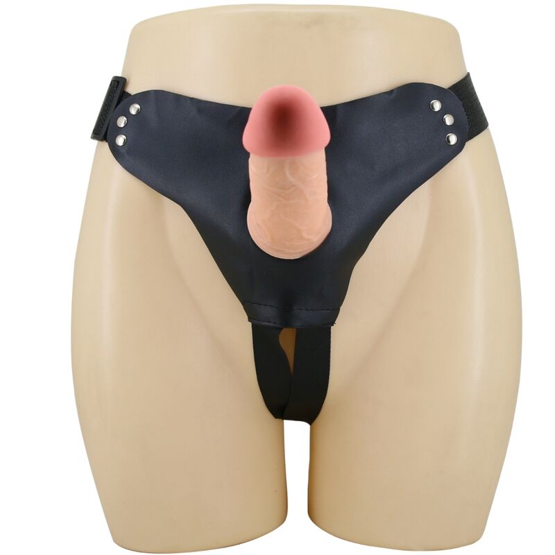 PRETTY LOVE - MAVIS HARNESS UNIVERSAL BRIEFS WITH DILDO 19 CM NATURAL - slika 3