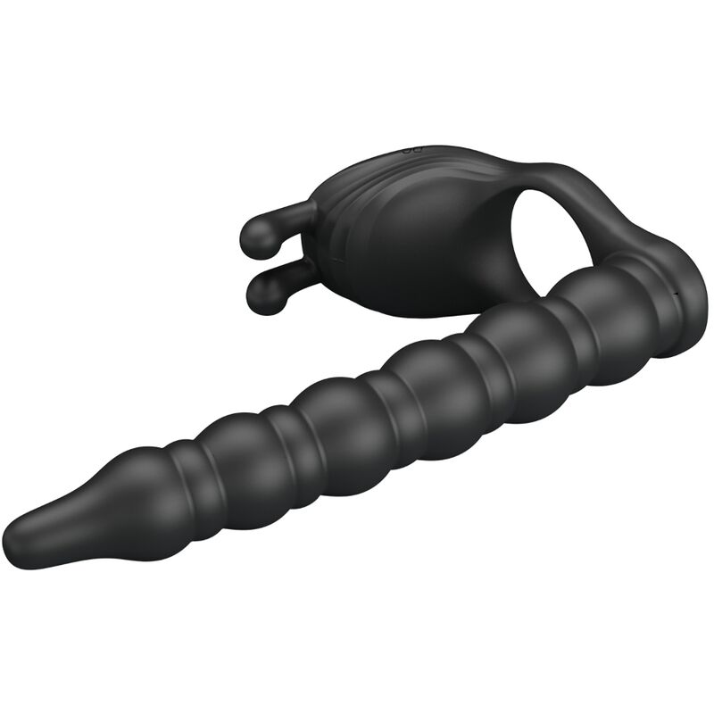 PRETTY LOVE - BLACKNEY PENIS RING WITH BLACK VIBRATOR PLUG - slika 3
