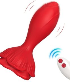 ARMONY - PINK VIBRATOR & ANAL PLUG SMALL REMOTE CONTROL RED