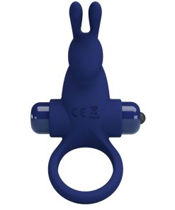 PRETTY LOVE - JIRO RABBIT RING WITH VIBRATION BLUE - slika 2