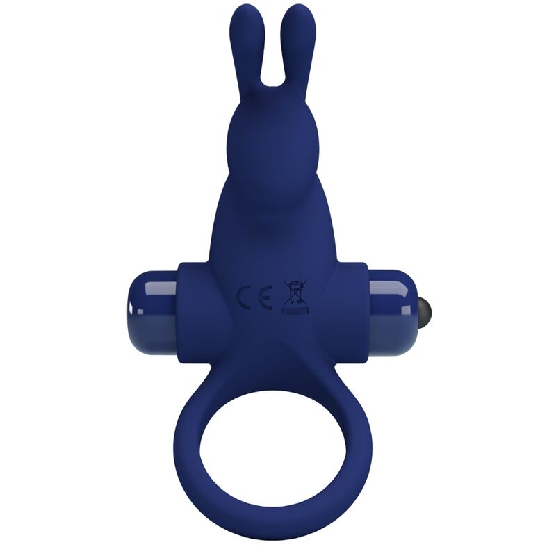 PRETTY LOVE - JIRO RABBIT RING WITH VIBRATION BLUE - slika 2