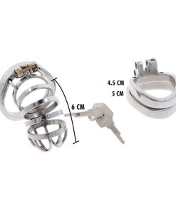 HIDDEN DESIRE - EXTREME CHASTITY COCK CAGE METAL - slika 3