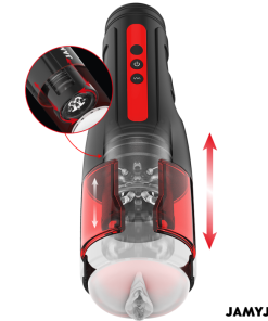 Alternative view of JAMYJOB - CYCLONE AUTOMATIC VAGINA MASTURBATOR 10 ROTATION AND THRUST MODES