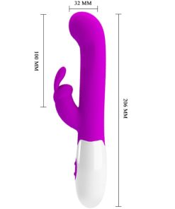 PRETTY LOVE - CENTAUR VIBRATOR RABBIT 30 VIBRATION MODES PURPLE - slika 3