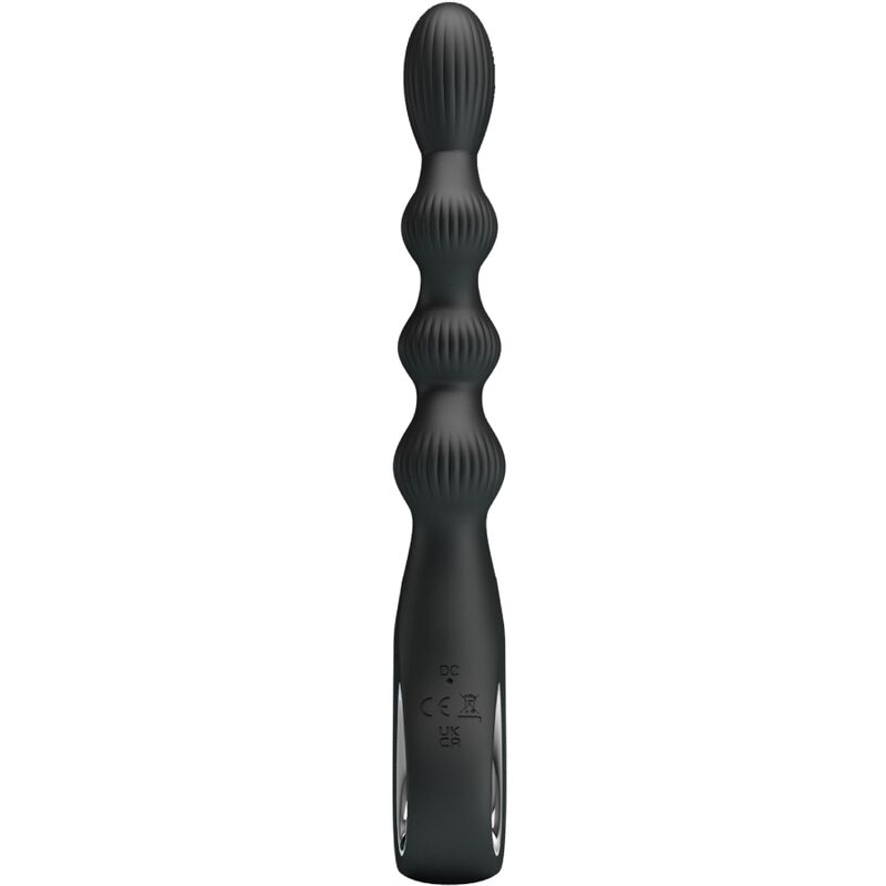 PRETTY LOVE - FEDERER ANAL VIBRATOR 12 VIBRATIONS BLACK - slika 2