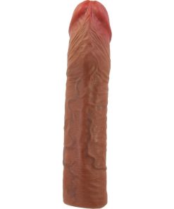 PRETTY LOVE - CHELSEA PENIS SLEEVE WITH 7.6 CM EXTENSION MULATTO - slika 2