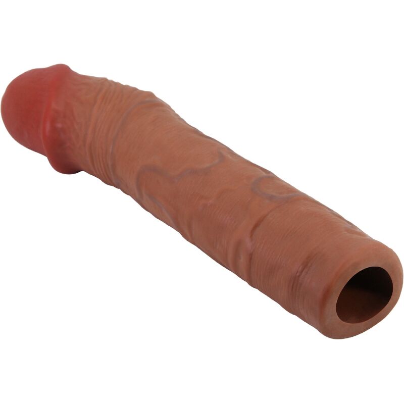 PRETTY LOVE - CHELSEA PENIS SLEEVE WITH 7.6 CM EXTENSION MULATTO - slika 3