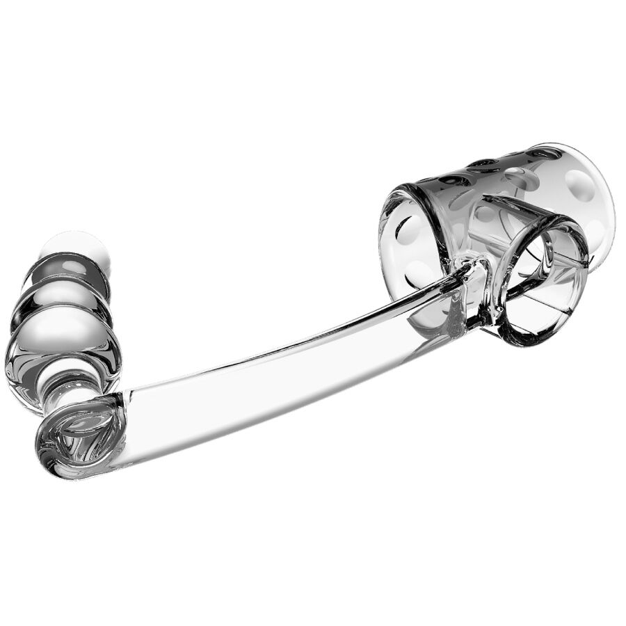 PRETTY LOVE - PENIS SLEEVE WITH ANAL PLUG TRANSPARENT - slika 3